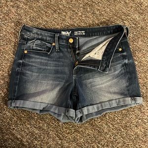 Mossimo High Rise Super Stretch Denim Shorts